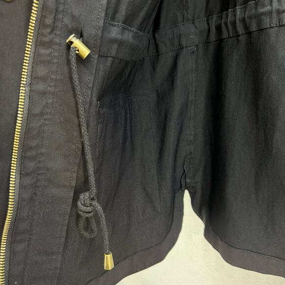 Eden Society Jacket Women's L Black Hooded Cargo Jacket Normcore Outdoors - Picture 10 of 12